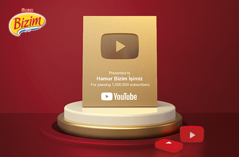 “Hamur Bizim İşimiz” YouTube Kanalı 1 milyon aboneye ulaştı 