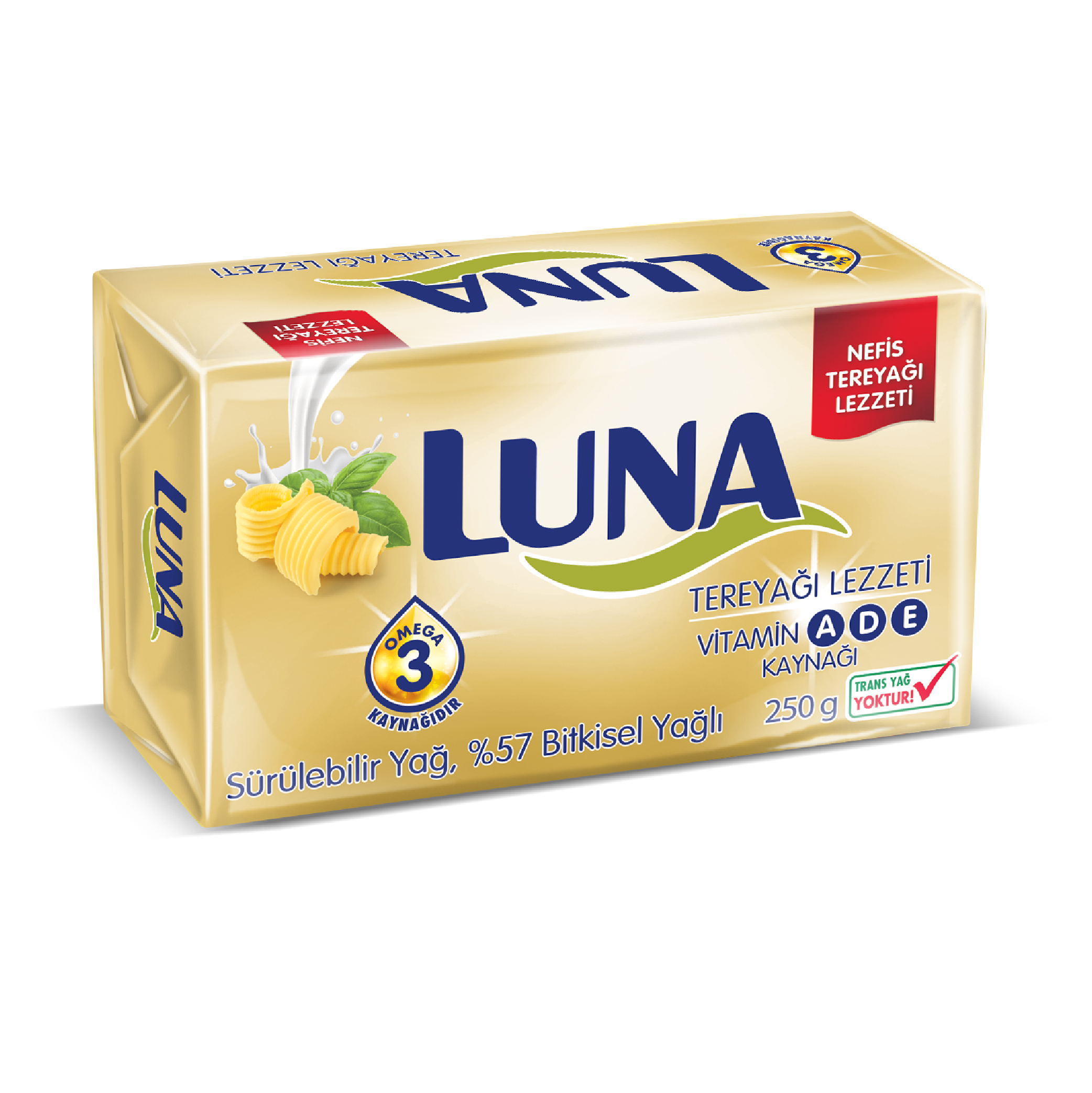 Luna Tereyağ Lezzeti Paket 250 g 