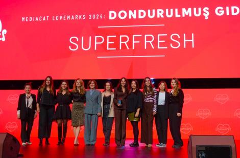 “Lovemark” of Türkiye, SuperFresh receives its award