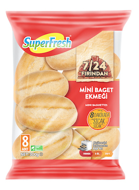 SUPERFRESH 7/24 FIRINDAN MINI BAGET EKMEGI