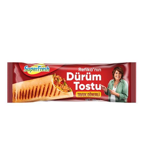 SUPERFRESH TAVUK DÖNERLİ DÜRÜM TOST 