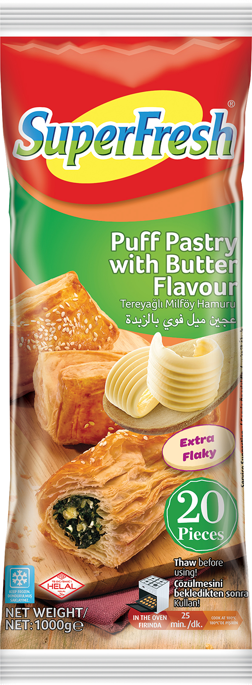 PUFF PASTRY WITH BUTTER FLAVOUR