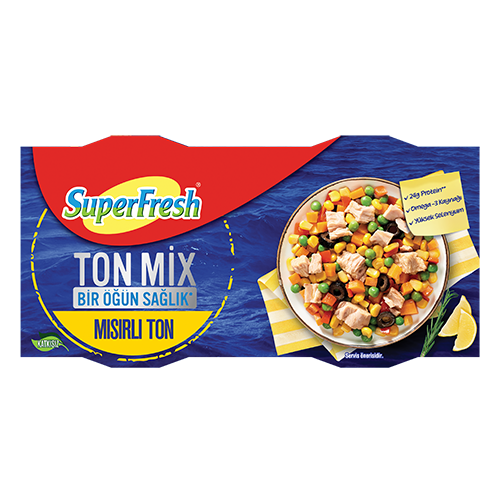 SUPERFRESH TON TUNA WITH CORN