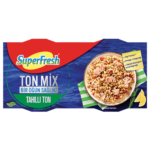 SUPERFRESH TON TUNA WITH BEANS GRAINS