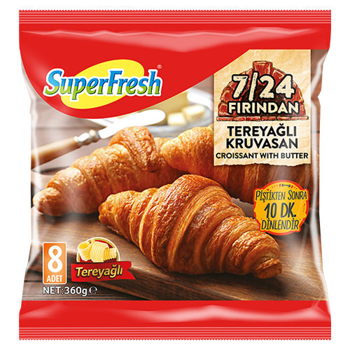 SUPERFRESH 7/24 FIRINDAN TEREYAĞLI KRUVASAN