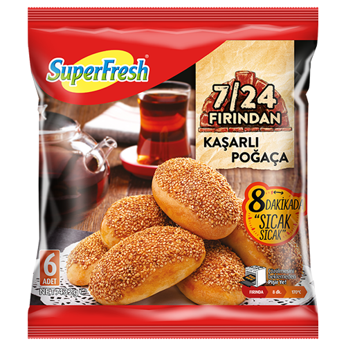 SUPERFRESH 7/24 FIRINDAN KAŞARLI POĞAÇA 