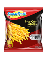 SUPERFRESH İNCE ÇITIR PATATES 7X7