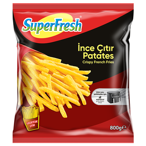 SUPERFRESH İNCE ÇITIR PATATES 7X7