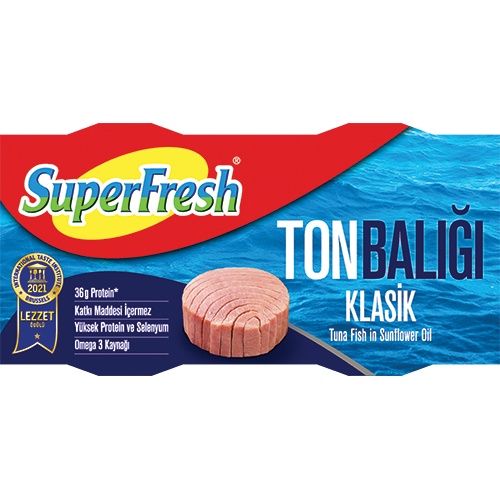 SUPERFRESH AYÇİÇEK YAĞLI TON BALIĞI (2X140 GR)