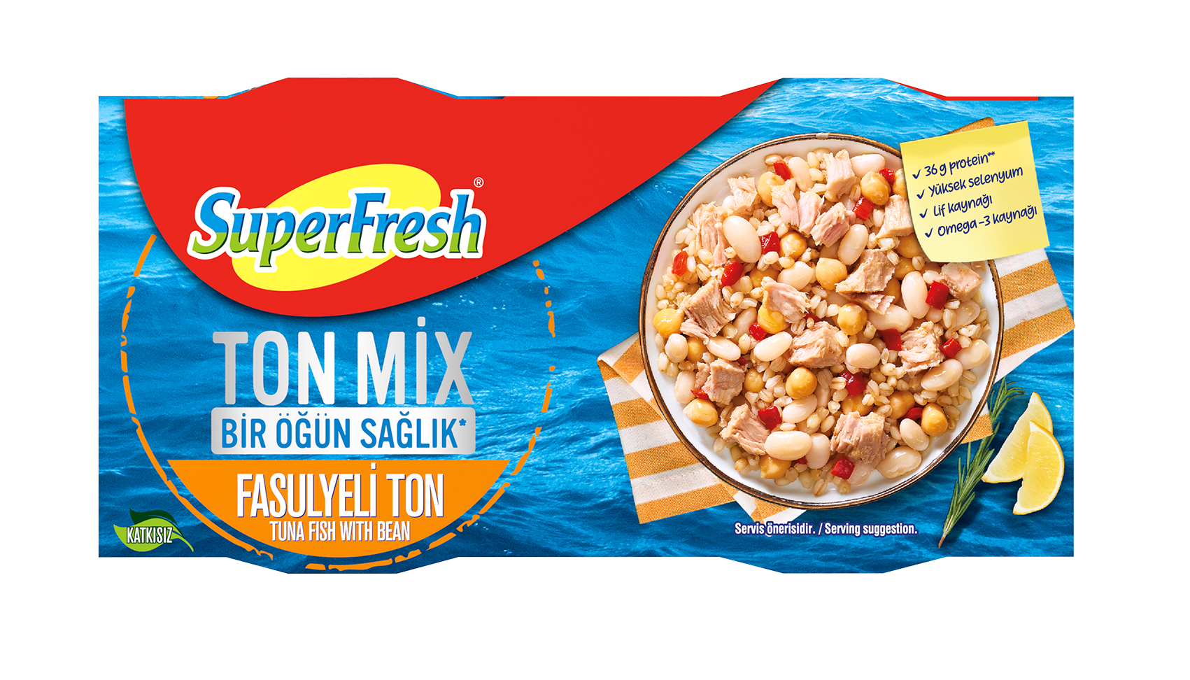 SUPERFRESH TON FASULYELİ (2X150 GR)