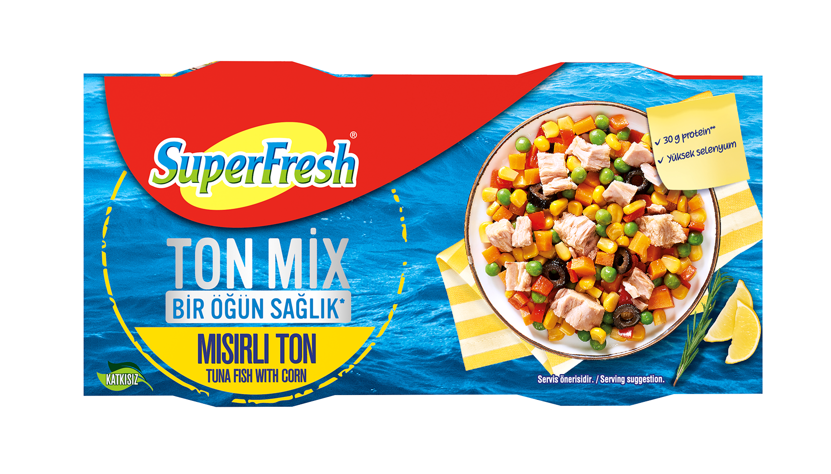 SUPERFRESH TON MISIRLI (2X150 GR)